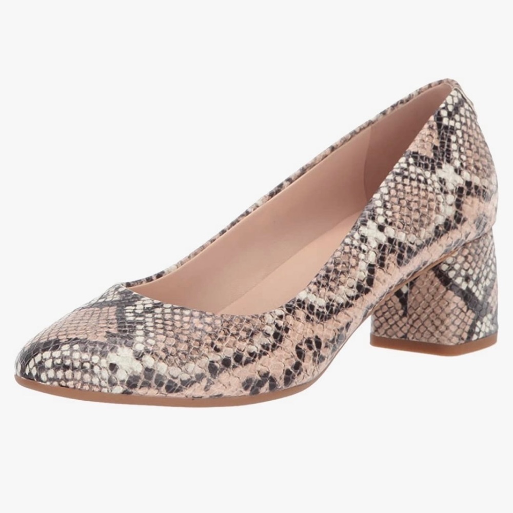 kate spade beverly snakeskin print hers pumps